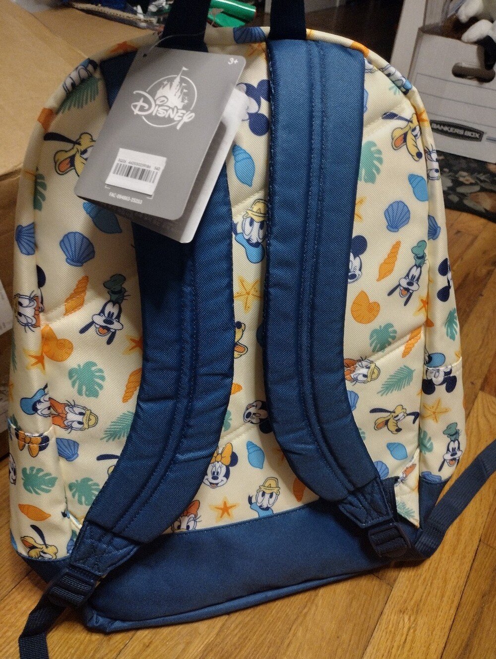 NEW Disney Store Excl. Mickey And Friends Beach Backpack - Picture 3 of 4